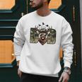 Retro Camo Dad Hunting Camouflage Deer Matching Men Sweatshirt
