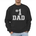 1 Dad Number One Father's Day Vintage Style Men Sweatshirt