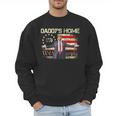 American Flag Trump 2024 Daddy's Home We The People Men Sweatshirt