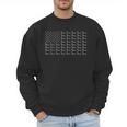 American Flag Vintage Patriotic Dachshund Dad Weiner Dog Men Sweatshirt