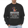 Autism Awareness Warning This Autism Dad T-Shirt Men Sweatshirt