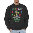 Autism Dad Son Father Autistic Kid Awareness Jesus Christian Men Sweatshirt