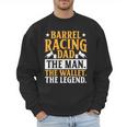 Barrel Racing Dad Horse Barrel Racer Men Sweatshirt
