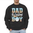 Baseball Ice Cream Drip Dad Of The Birthday Boy Baseball Men Sweatshirt