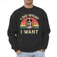 Basset Hound Shirts I Do What I Want Basset Hound Dad Men Sweatshirt