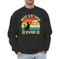Best Cat Dad Ever Cat Lover Kitten Owner Kitty Men Sweatshirt