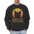 Best Cat Dad Ever Vintage Cat Daddy Fathers Day Men Sweatshirt