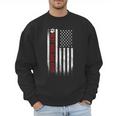 Best Dog Dad Ever American Flag For Best Father Men Sweatshirt