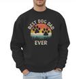 Best Dog Dad Ever Vintage Father's Day Dog Lover Men Sweatshirt