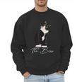 Boss Tuxedo Cat Lovers Tee Shirt For Mom Dad Men Sweatshirt
