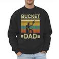 Bucket Dad Softball Dad Baseball Coach Father's Day Men Sweatshirt Bucket Dad Softball Dad Baseball Coach Father's Day Men Sweatshirt