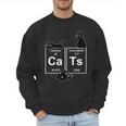 Cat Chemistry Periodic Table Cat Dad Cat Mom Men Sweatshirt