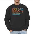 Cat Dad The Man The Myth Snack Dealer Fathers Day Men Sweatshirt