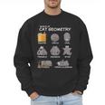 Cat Geometry Math Cat For Cat Dad Cat Mom Kids Men Sweatshirt