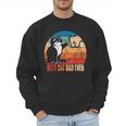 Cat Loving Daddy Fathers Day Mens None Best Cat Dad Ever Paw Fist Bump Fathers Day TeeShirt Small US Men Sweatshirt