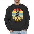 Chorkie Dad Retro Sunset Chihuahua Yorkie Mix Lover Men Sweatshirt