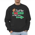 Christmas Twins Expecting Dad T-Shirt Pregnant Wife Tee Men Sweatshirt