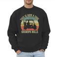 This Is How A Cool Grandpa Rolls Vintage Golf Dad Grandpa Men Sweatshirt