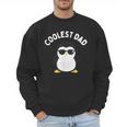 The Coolest Dad Cool Penguin By Dangerous Dad Men Sweatshirt