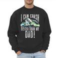 I Can Crash Better Than My Dad Graphic Demo Derby Shirt Men Sweatshirt