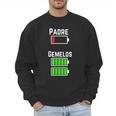 Cufflinks Battery Filled Tired Dad Low Battery Charge Men Sweatshirt