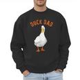 Cute Duck Dad Lover Illustration Duck Owner Men Sweatshirt