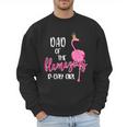 Dad Of B-Day Girl Flamazing Pink Flamingo Birthday Party Men Sweatshirt Dad Of B-Day Girl Flamazing Pink Flamingo Birthday Party Men Sweatshirt