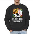 Dad Of Ballers Baseball Soccer Basketball Dad Men Sweatshirt