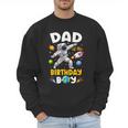 Dad Of The Birthday Boy Astronaut Outer Space Birthday Men Sweatshirt