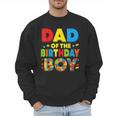 Dad Of The Birthday Boy Building Block Birthday Men Sweatshirt Dad Of The Birthday Boy Building Block Birthday Men Sweatshirt