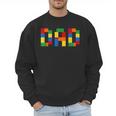 Dad Of The Birthday Boy Building Blocks Bricks Builder Men Sweatshirt