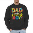 Dad Of The Birthday Boy Master Builder Kids Building Blocks Men Sweatshirt