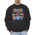 Dad Of The Birthday Boy Matching Family Blippy Men Sweatshirt Dad Of The Birthday Boy Matching Family Blippy Men Sweatshirt