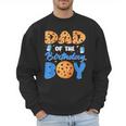 Dad Of The Birthday Boy Milk And Cookies 1 Year Old Men Sweatshirt