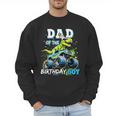 Dad Of The Birthday Boy Monster Truck Dinosaur PartyRex Men Sweatshirt