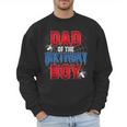 Dad Of The Birthday Boy Spider Web Birthday Party Matching Men Sweatshirt