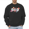 Dad Of The Birthday Boys Space Astronaut 1st Birthday Family Men Sweatshirt