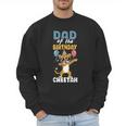 Dad Of The Birthday Girl Boy Cheetah Men Sweatshirt