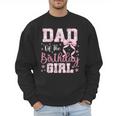 Dad Of The Birthday Girl Pink Bow Flower Birthday Girl Men Sweatshirt