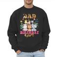 Dad Of The Birthday Girl Zoo Theme Animal Party Safari Cool Men Sweatshirt