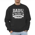 Dad Of The Birthday Twins Cute Twin Celebrate Father Daddy Men Sweatshirt