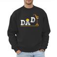 Dad Construction Excavator Family Matching Bday Party Men Sweatshirt