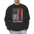 Dad Dance She Get It From Me Proud Dancer Dad USA Flag Men Men Sweatshirt