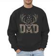 Dad Deer Hunting Camo Father Hunters Buck Camouflage Nature Men Sweatshirt