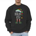 The Dad Elf Shirt Matching Family Dad Christmas Elf Men Sweatshirt