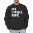 Dad Engineer Genius Cute Engineering Father Men Sweatshirt
