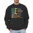 Dad Fathers Day Christian Jesus He Is Smart Brave Men Sweatshirt