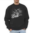 Dad Of Four Toddler Kids Fathers Day Fist Bump Family Men Sweatshirt