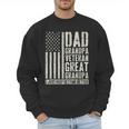 Dad Grandpa Veteran Great Grandpa Men Sweatshirt
