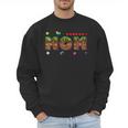 Dad And Mom Of The Birthday Boy Pixel Game Matching Family Men Sweatshirt